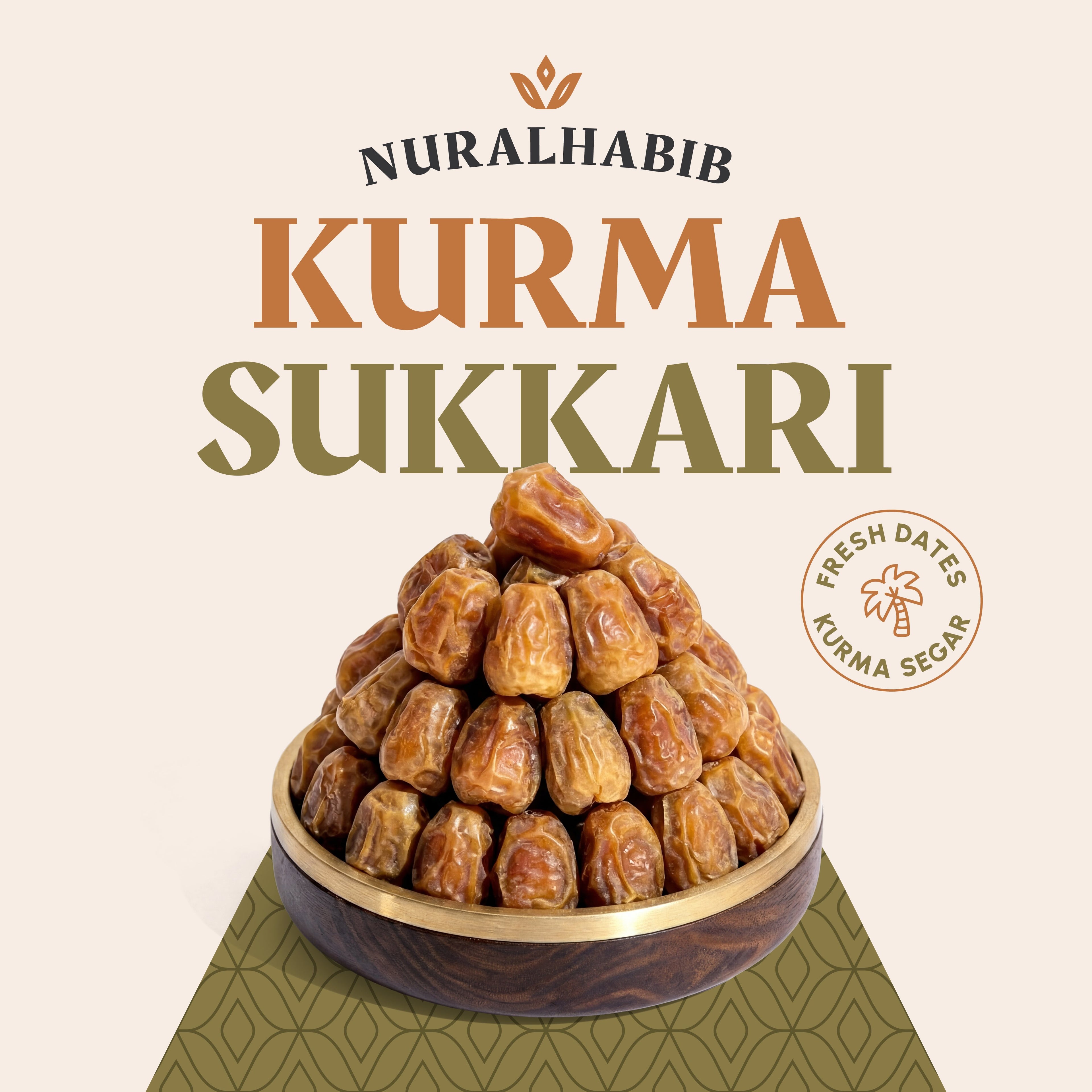 Sukkari Mufattal Saudi Dates – Golden Melt-in-Your-Mouth Dates